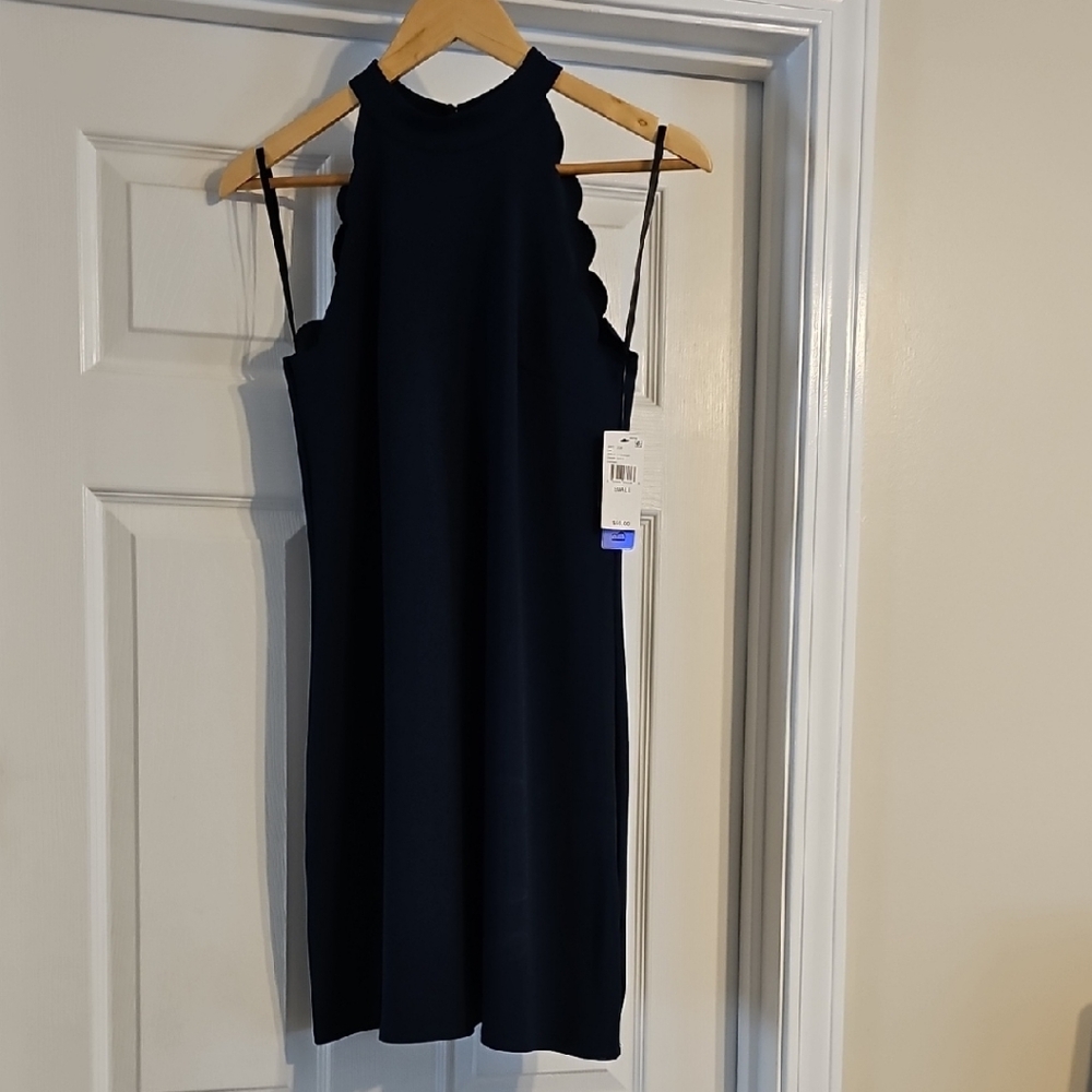 BCX Navy Sleeveless Mini Dress